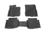 Kit de alfombrillas de goma delanteras y traseras Ranger manual 2022+ negro excepto Raptor y Platinum