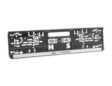 Original Ford Fiesta Focus Van 2019-2021 Soporte de matrícula plateado 2569822