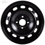 Fiesta 2008-2019 Conjunto De Rueda De Acero 6J x 15 Negro