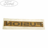 Placa con emblema Fusion para portón trasero original para Ford Fiesta Fusion 02-12 1206127