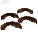 Kit de zapatas de freno trasero O/S (lado del pasajero) y N/S (lado del conductor) originales para Ford Ranger TKE 2011- 2138025