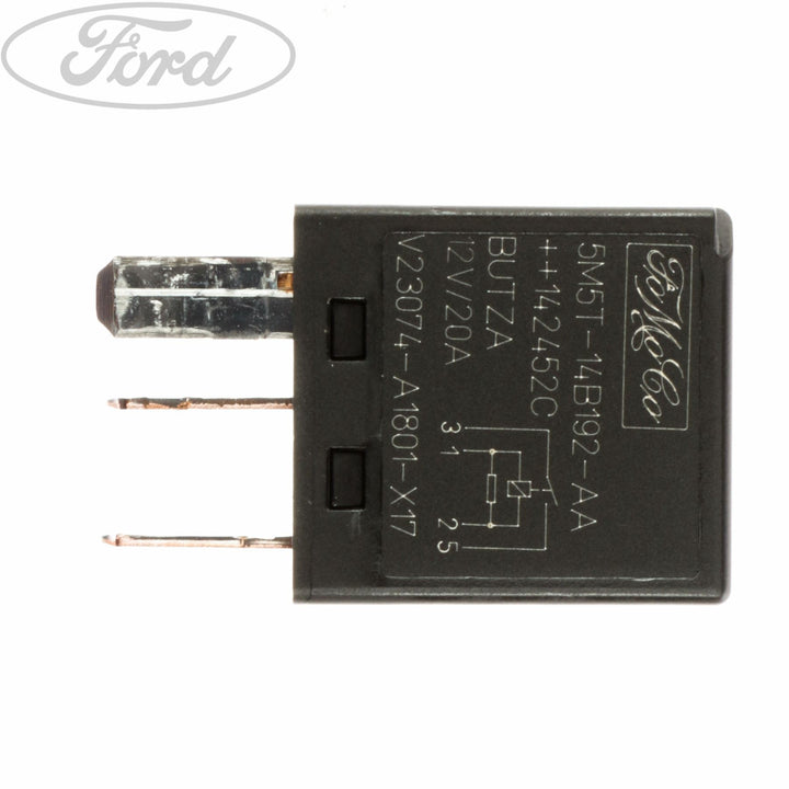 Terminal microrelé de 20 amperios y 4 contactos planos del sistema eléctrico original Ford 1425751
