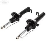 Kit de puntal de amortiguador delantero O/S (lado del pasajero) y N/S (lado del conductor) original para Ford Fiesta 04-08 1919358