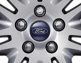 Original Ford Focus 07/2004-12/2007 Embellecedor de rueda en color azul.