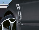 Original Ford S-MAX Rejilla de paso de rueda delantero en color plata.