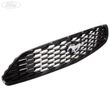 Parrilla del. Mustang negro carbono con emblema 03/2015- 1927986