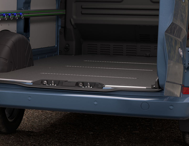 Original Ford Transit Custom Suelo de carga de madera con raíles Airline integrados
