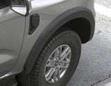 Original Ford Ranger Bordes de guardabarros delanteros y traseros en negro mate