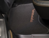 Kit de alfombrillas de moqueta delanteras y traseras Ranger Raptor 2022+ negras con logo rojo