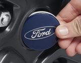 Original Ford Embellecedor de rueda en color azul,con logo Ford.